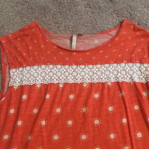 🌞 LC Lauren Conrad Cap Sleeve Top Size M 🌞 - Picture 4 of 6